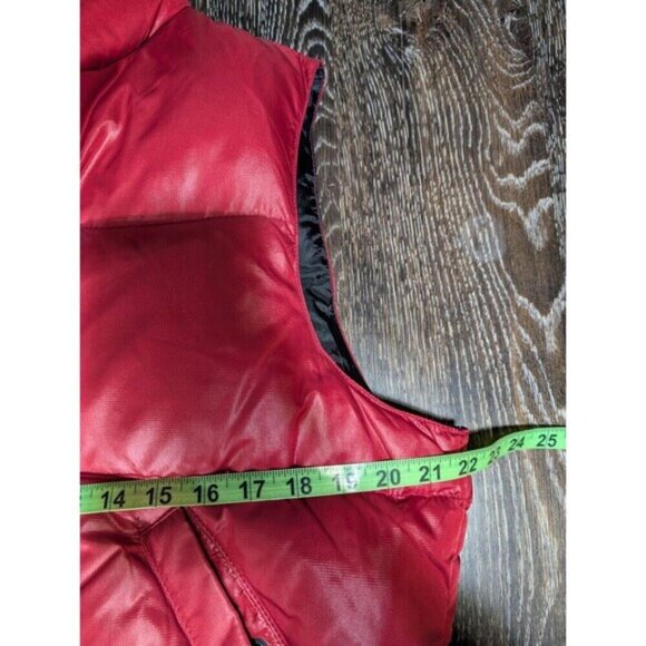 Levi's Mens Reversible Puffer Vest Red Two Horse Brand - Picture 8 of 9